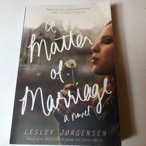 A Matter of Marriage Novel by Lesley Jørgensen, paperback, pre-owned, 447 pgs